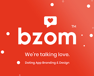 Bzom Social media app design